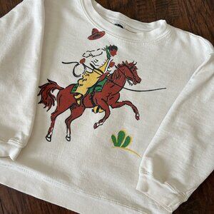 Bucking Bronc Sweatshirt 3T Baby Baubles Rodeo Western